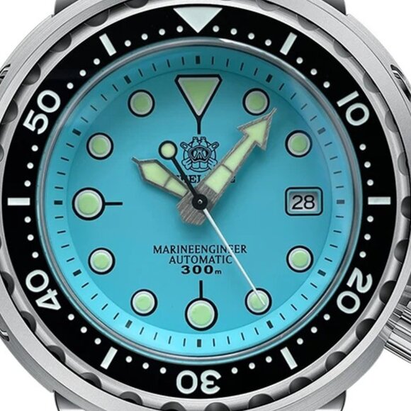 STEELDIVE Classic Watch For Men Super Luminous, Ceramic Bezel 300M Waterproof - Picture 5 of 9